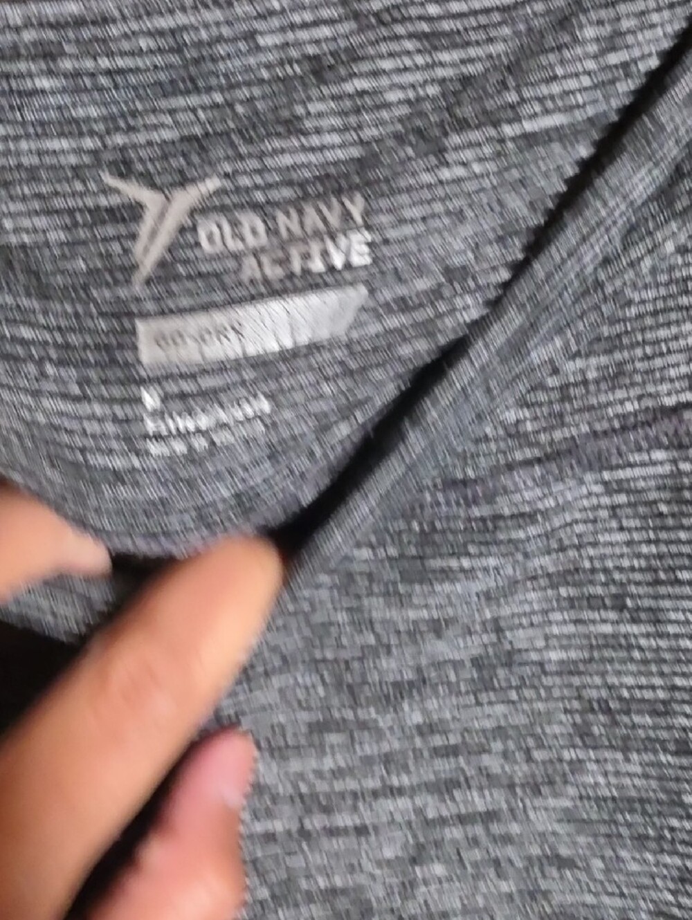 Old Navy Black & White Marled High-Rise Leggings - Picture 4 of 4